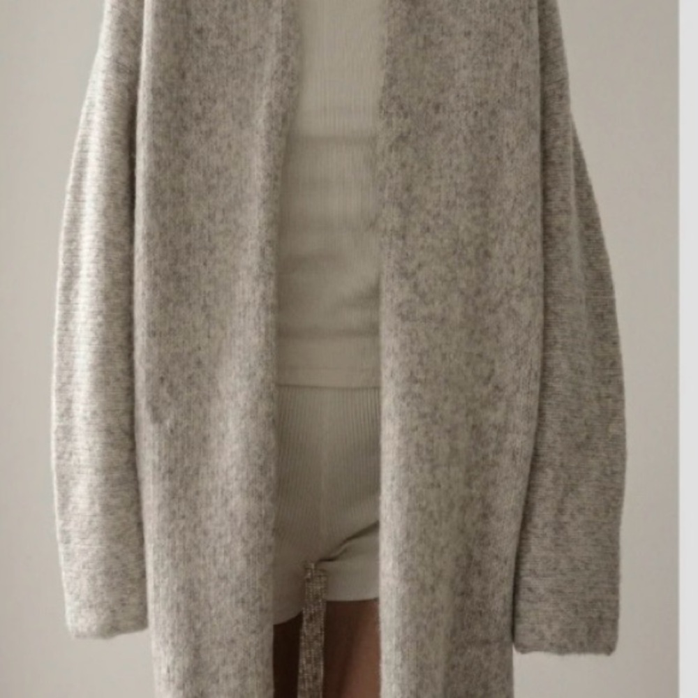 LAUDE THE LABEL HEIRLOOM SWEATER COAT s/m - Picture 3 of 6